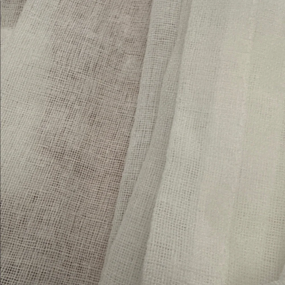 Set of 2 Highland Dunes CallananSolid Sheer Pinch Pleat Panel ALTL4684 Snowflake